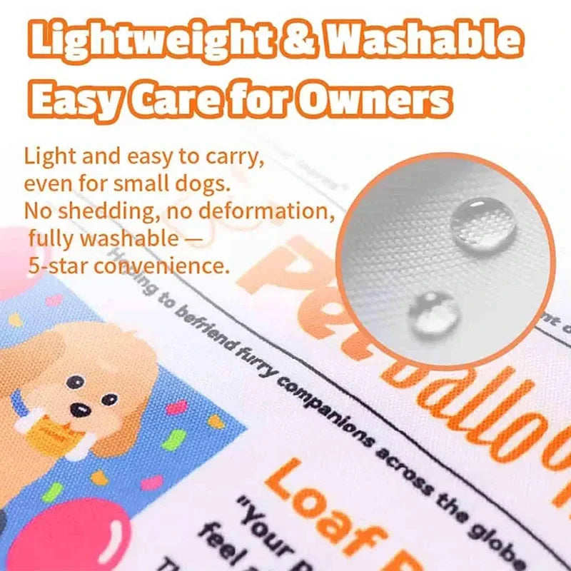 Indestructible Newspaper Squeaky Dog Toy